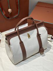 Loro Piana Loom Canvas Bag 33x23x18cm - 2