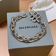 Balenciaga Chain Silver Bracelet - 3