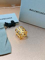 Balenciaga BB Gold Ring - 2