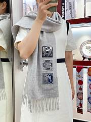 Hermes Badges Soie muffler scarf - 1