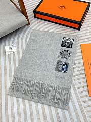 Hermes Badges Soie muffler scarf - 2