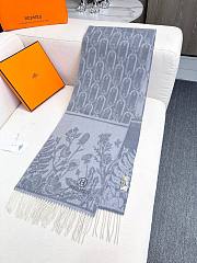 Hermes Blue Scarf - 1