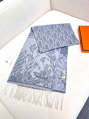 Hermes Blue Scarf - 5