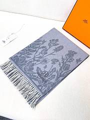 Hermes Blue Scarf - 3