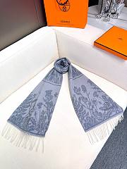 Hermes Blue Scarf - 2