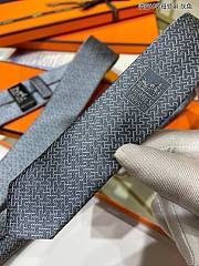 Hermes Blue Tie H Logo - 6