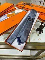 Hermes Blue Tie H Logo - 5