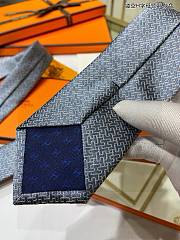 Hermes Blue Tie H Logo - 2