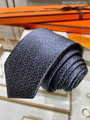 Hermes Blue Tie H Logo - 3