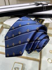 Gucci Blondie Logo Blue Tie - 3