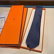 Hermes Navy Tie - 1