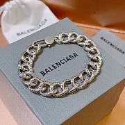 Balenciaga Chain Silver Bracelet 02 - 1