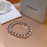 Balenciaga Chain Silver Bracelet 02 - 6