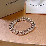 Balenciaga Chain Silver Bracelet 02 - 4