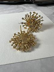 Louis Vutiton Vintage Rhinestone Fireworks Earrings - 5