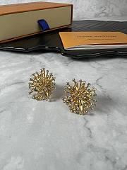 Louis Vutiton Vintage Rhinestone Fireworks Earrings - 2