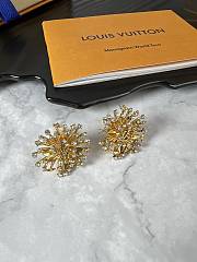 Louis Vutiton Vintage Rhinestone Fireworks Earrings - 3