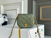 Chanel Lambskin Gold-Tone Metal Chain Mini Crossbody Bag - 1