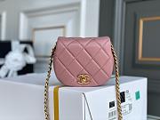 Chanel Lambskin Gold-Tone Metal Chain Mini Crossbody Bag - 3