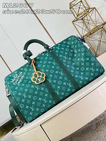 LOUIS VUITTON KEEPALL BANDOULIÈRE 50 GREEN