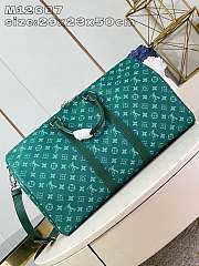 LOUIS VUITTON KEEPALL BANDOULIÈRE 50 GREEN - 5