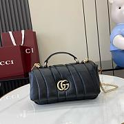 Gucci GG Milano Top Handle Bag Puffy Quilted Leather - 3