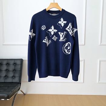 Louis Vuitton Cashmere Sweater Blue 