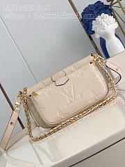 Louis Vuitton Multi Pochette Accessories Monogram Empreinte White - 1