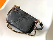 Louis Vuitton Multi Pochette Accessories Monogram Empreinte Black - 1