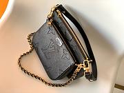 Louis Vuitton Multi Pochette Accessories Monogram Empreinte Black - 4