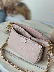 Louis Vuitton Multi Pochette Accessories Monogram Empreinte Turtledove - 6