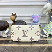 Louis Vuitton Multi Pochette Accessories Monogram Empreinte Bicolor White - 5