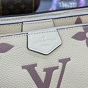 Louis Vuitton Multi Pochette Accessories Monogram Empreinte Bicolor White - 3