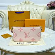 Louis Vuitton Multi Pochette Accessories Monogram Empreinte Bicolor Pink - 6