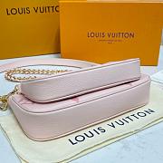 Louis Vuitton Multi Pochette Accessories Monogram Empreinte Bicolor Pink - 3