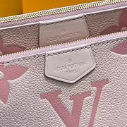 Louis Vuitton Multi Pochette Accessories Monogram Empreinte Bicolor Pink - 2