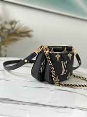 Louis Vuitton Multi Pochette Accessories Monogram Empreinte Black Bicolor - 2