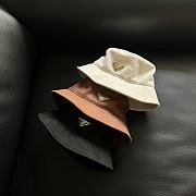 Prada Suede Leather Bucket Hat - 1