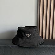 Prada Suede Leather Bucket Hat - 2