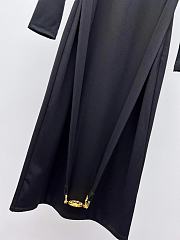 Versace Belt detailed hooded dress - 3