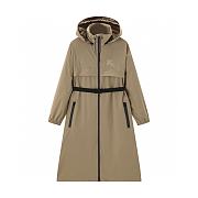 Burberry belted hooded coat - 1