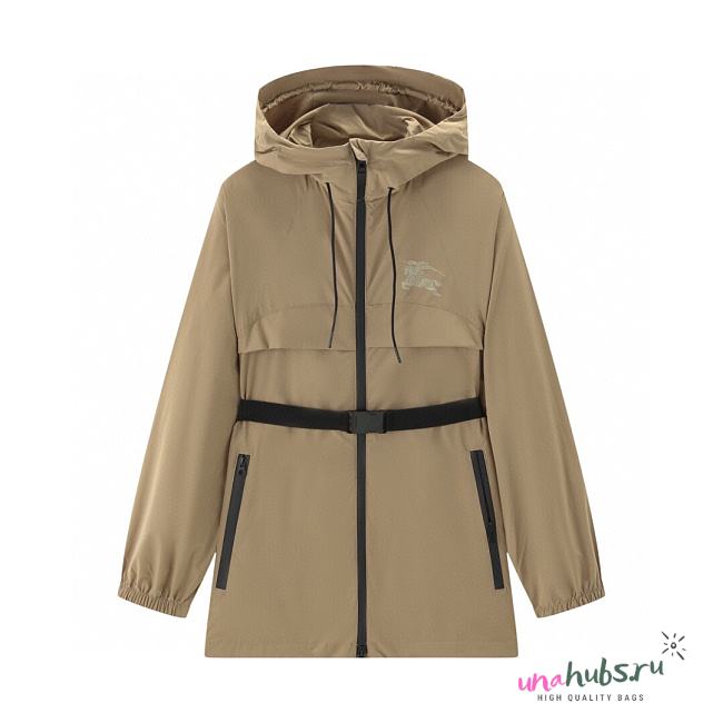 Burberry EKD Print Belted Short Parka - 1