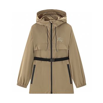 Burberry EKD Print Belted Short Parka