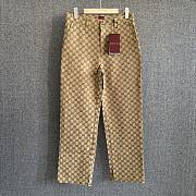 Gucci GG mixed cotton pant - 4