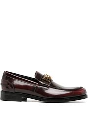 Versace Greca Loafers Brown, Gold - 3