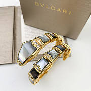 Bulgari bracelet Snake Viper  Pink gold, diamants, Mother of Pearl. - 2