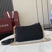 Gucci Black Emblem Mini Handbag 23*12*2cm - 4