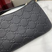 Gucci Black Emblem Mini Handbag 23*12*2cm - 2