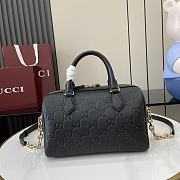 Gucci Emblem Mini Tote Bag 25.5x 16x 14cm - 4