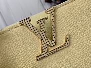 LOUIS VUITTON CAPUCINES EAST-WEST YELLOW BAG - 2